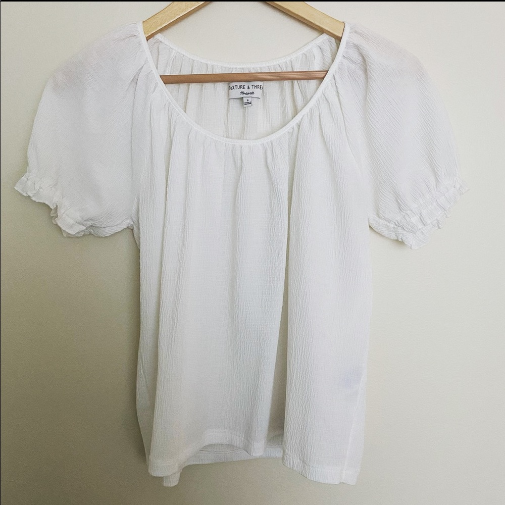 **ACCEPTING ALL OFFERS, donating by April 30**  Madewell | Peasant Top